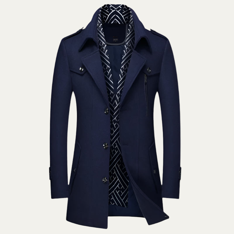 VogeLuxe | Caban court pour homme d'inspiration militaire 8
