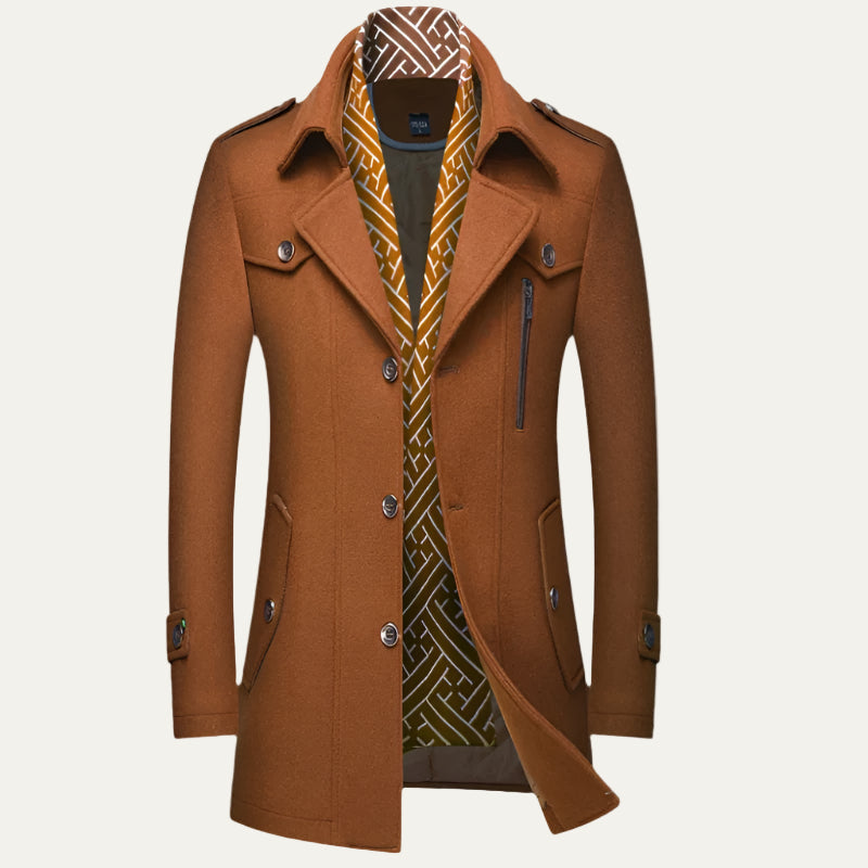 VogeLuxe | Caban court pour homme d'inspiration militaire 9