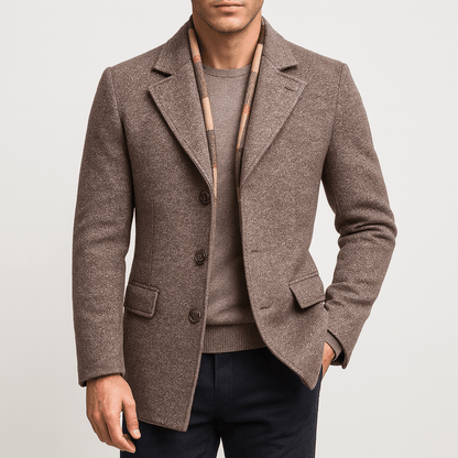 Caban Homme Laine Douce et Chaude - PanierRoyale