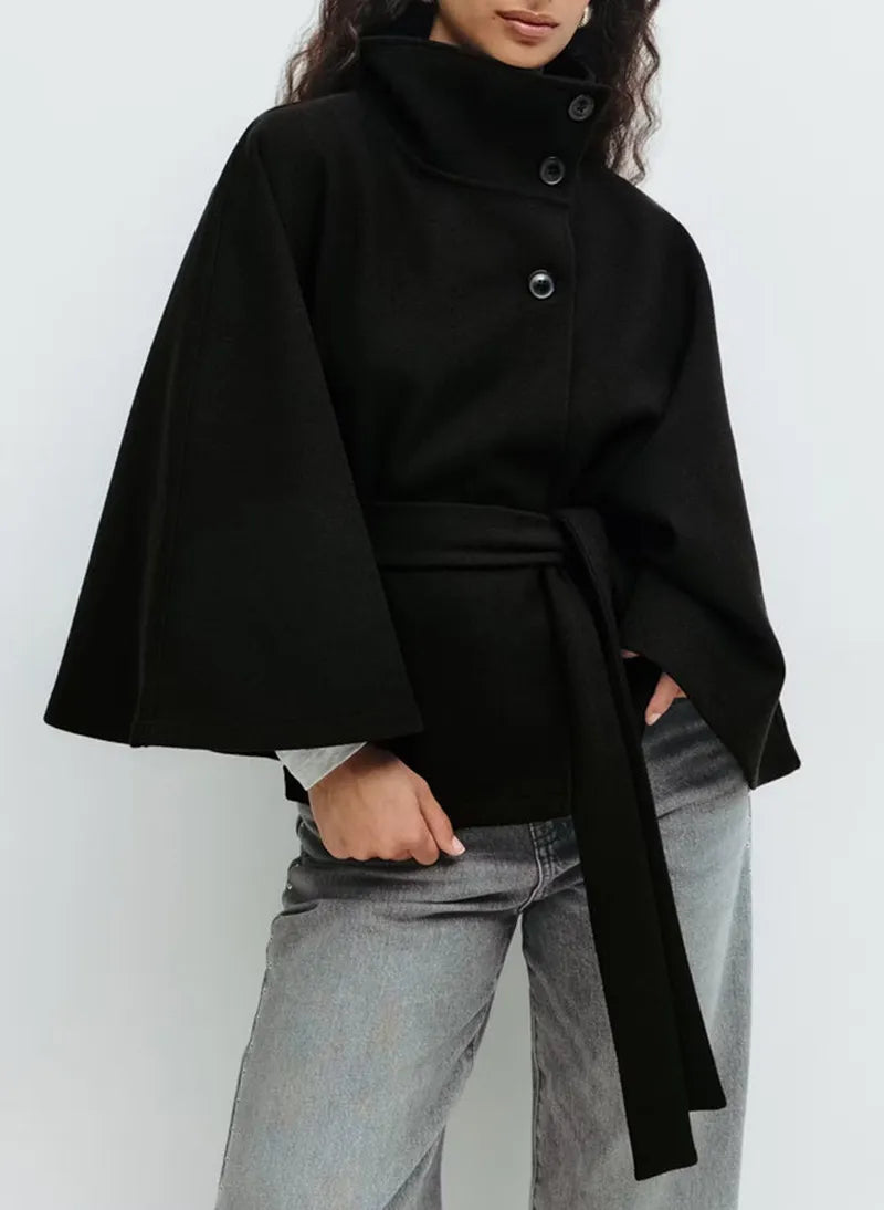 Cape femme élégante avec ceinture ajustable - PanierRoyale
