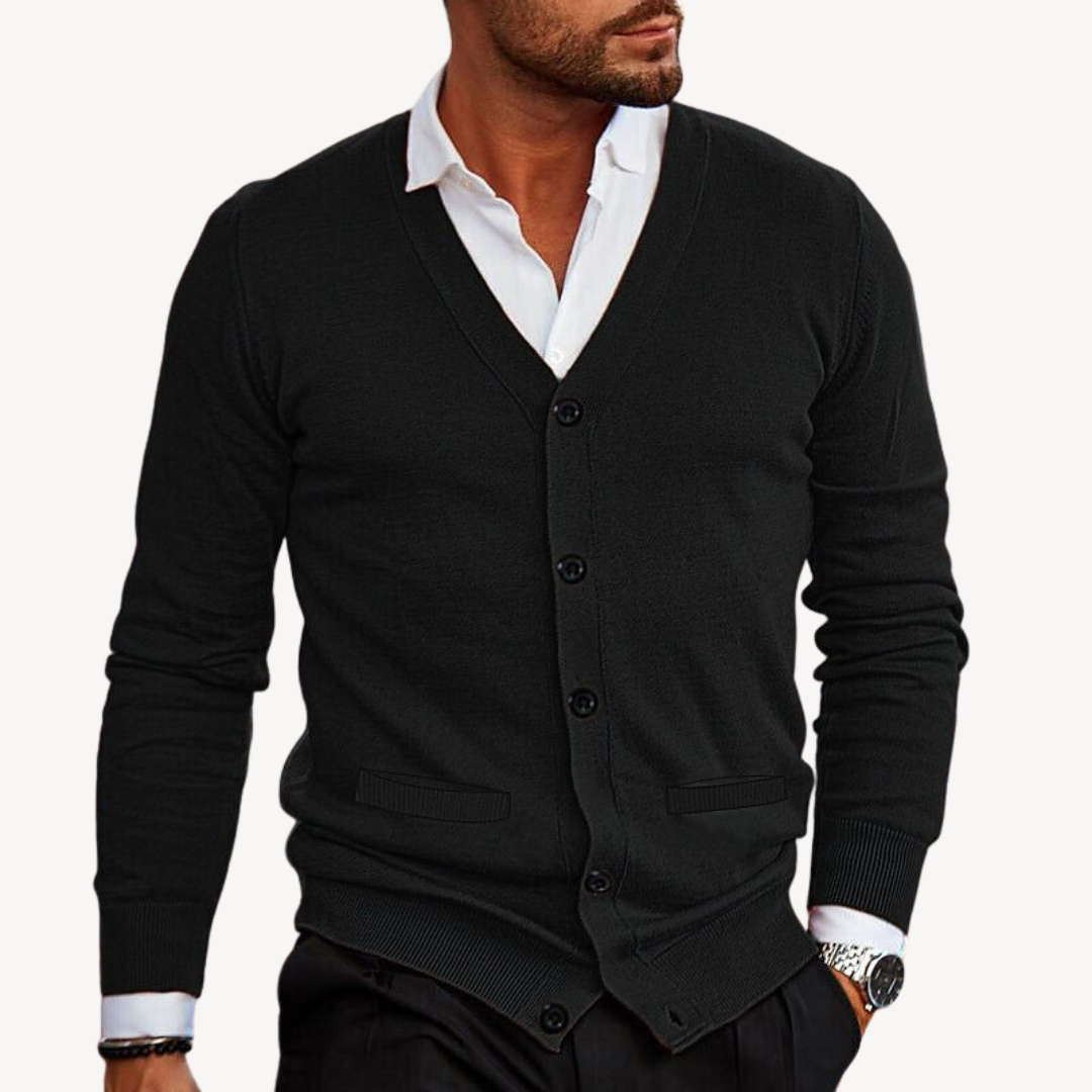 Cardigan Homme Classique en Laine