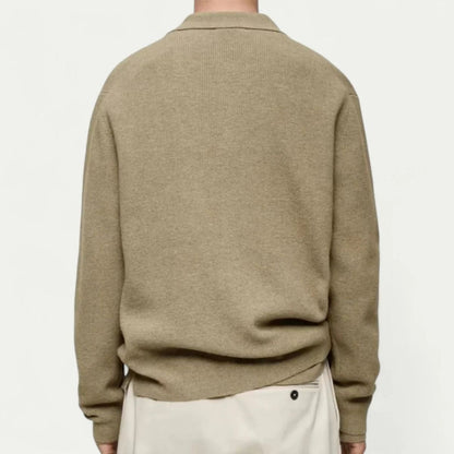VogeLuxe | Cardigan classique boutonné pour homme 2