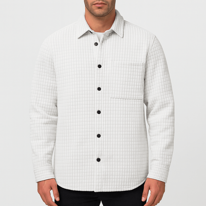 Cardigan Homme À Carreaux Doux et Confortable - PanierRoyale