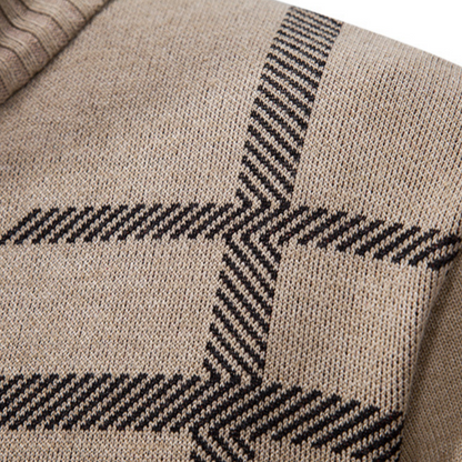 VogeLuxe | Cardigan géométrique moderne pour homme 2