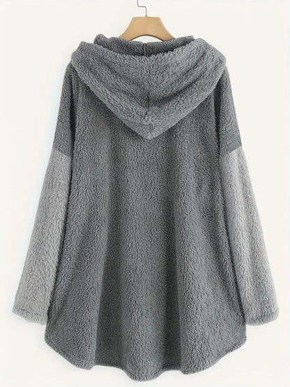 VogeLuxe | Couverture à capuche Sherpa douillette pour femme, idéale pour Noël 6