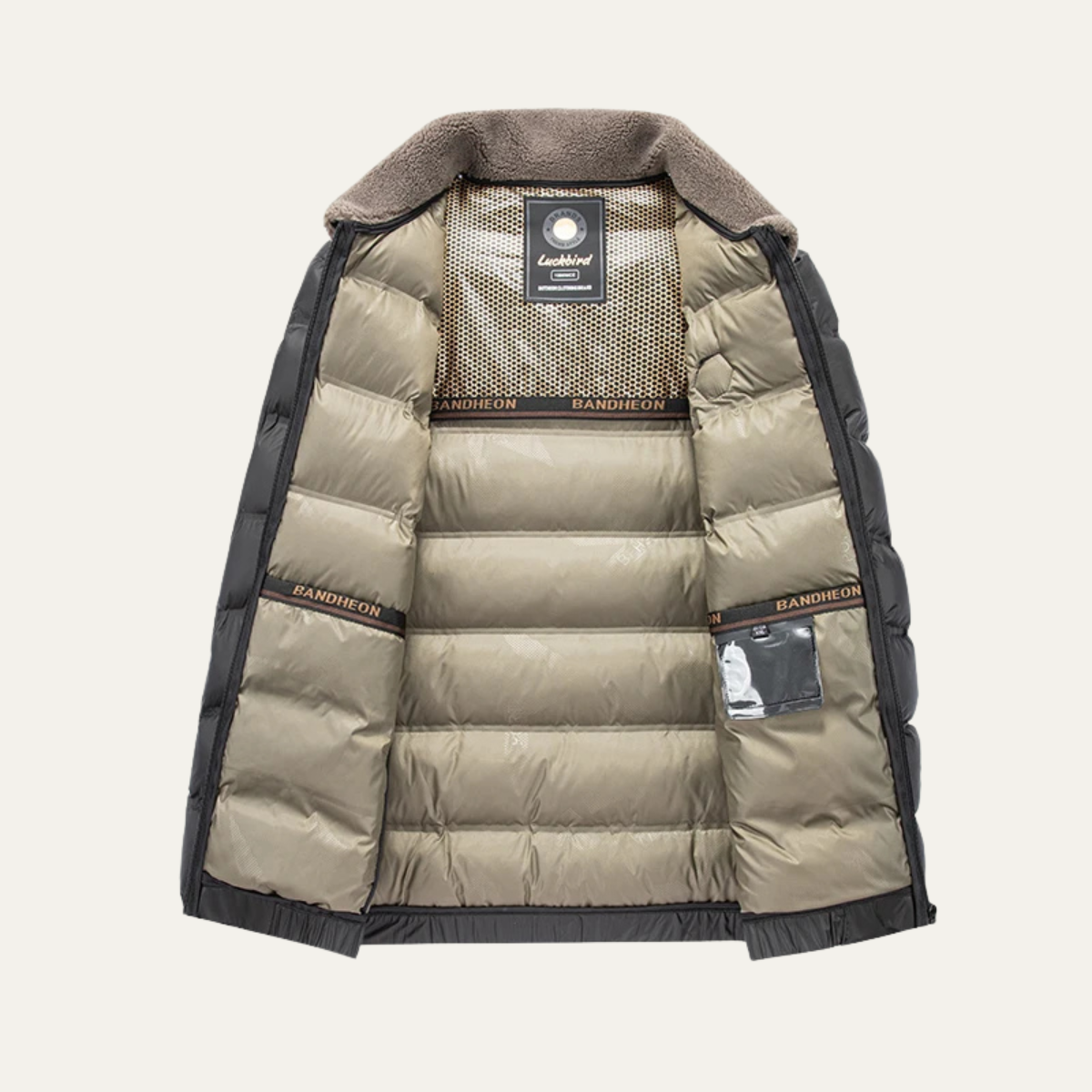 VogeLuxe | Doudoune à col sherpa pour homme 1