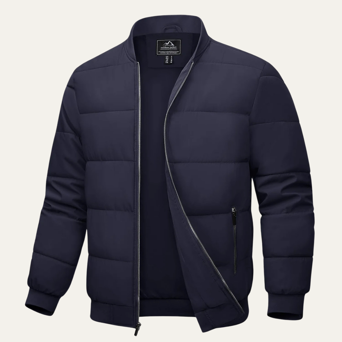 VogeLuxe | Doudoune bomber matelassée classique pour homme 3