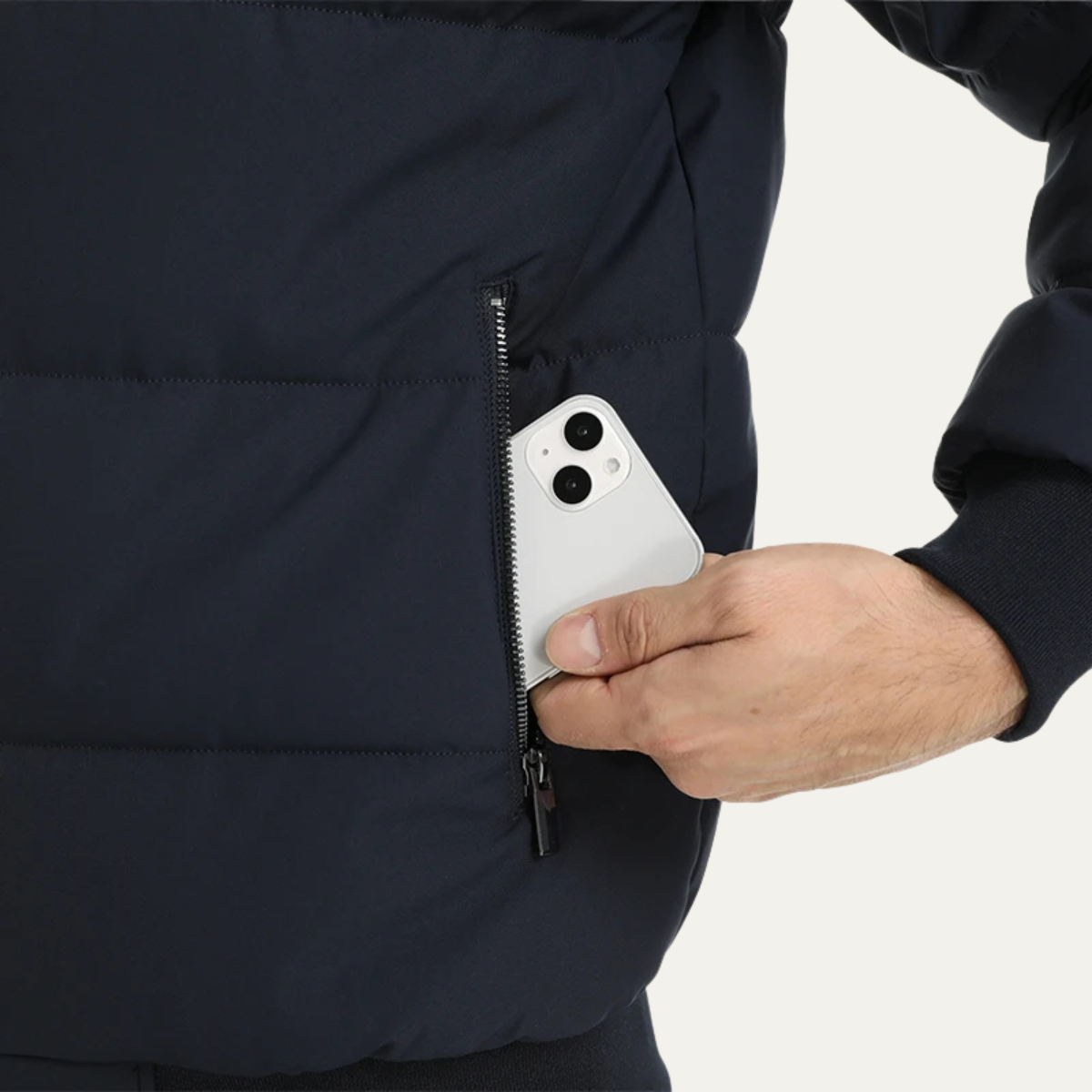 VogeLuxe | Doudoune bomber matelassée classique pour homme 5