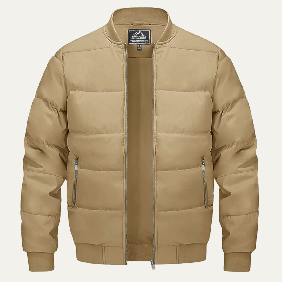 Blouson Matelassé Classique Homme Hiver Chauffant