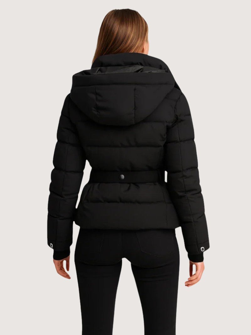 VogeLuxe | Doudoune cintrée avec ceinture pour femme 4
