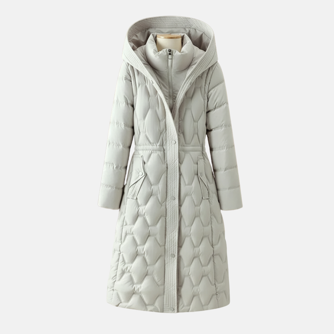 Doudoune femme matelassée losanges tendance hiver - PanierRoyale