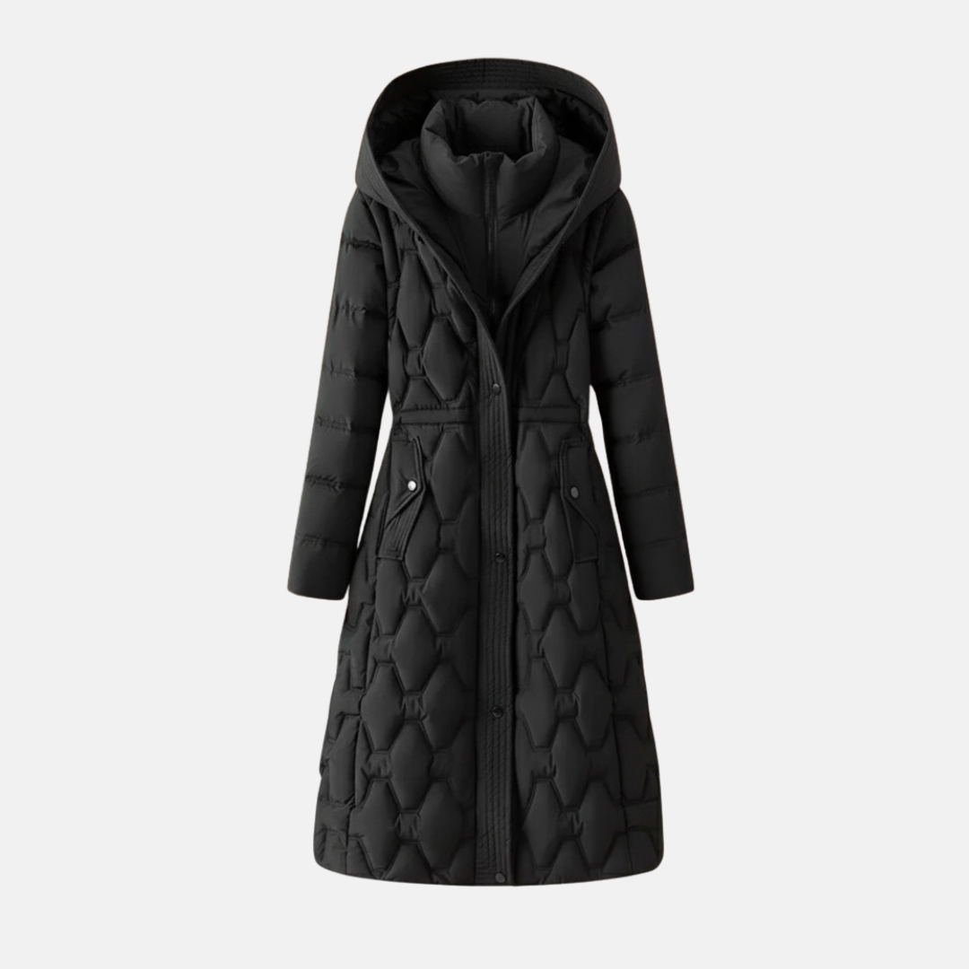 Doudoune femme matelassée losanges tendance hiver