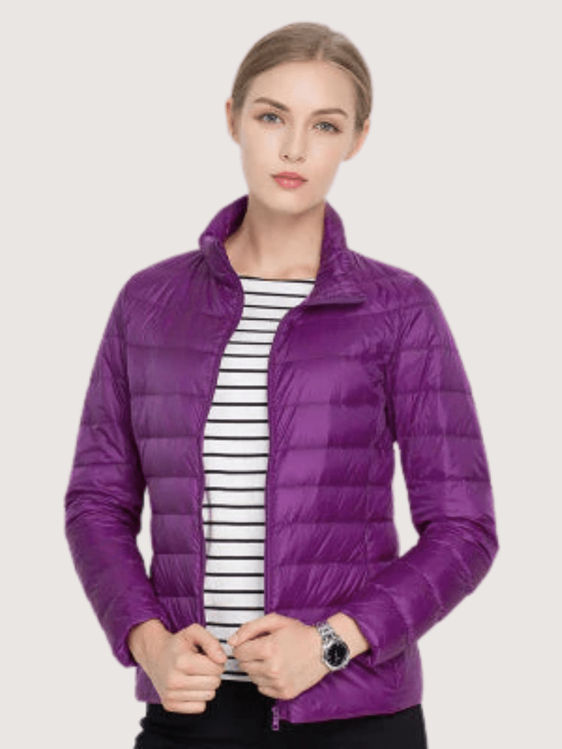 Veste hiver féminine cintrée et chaude