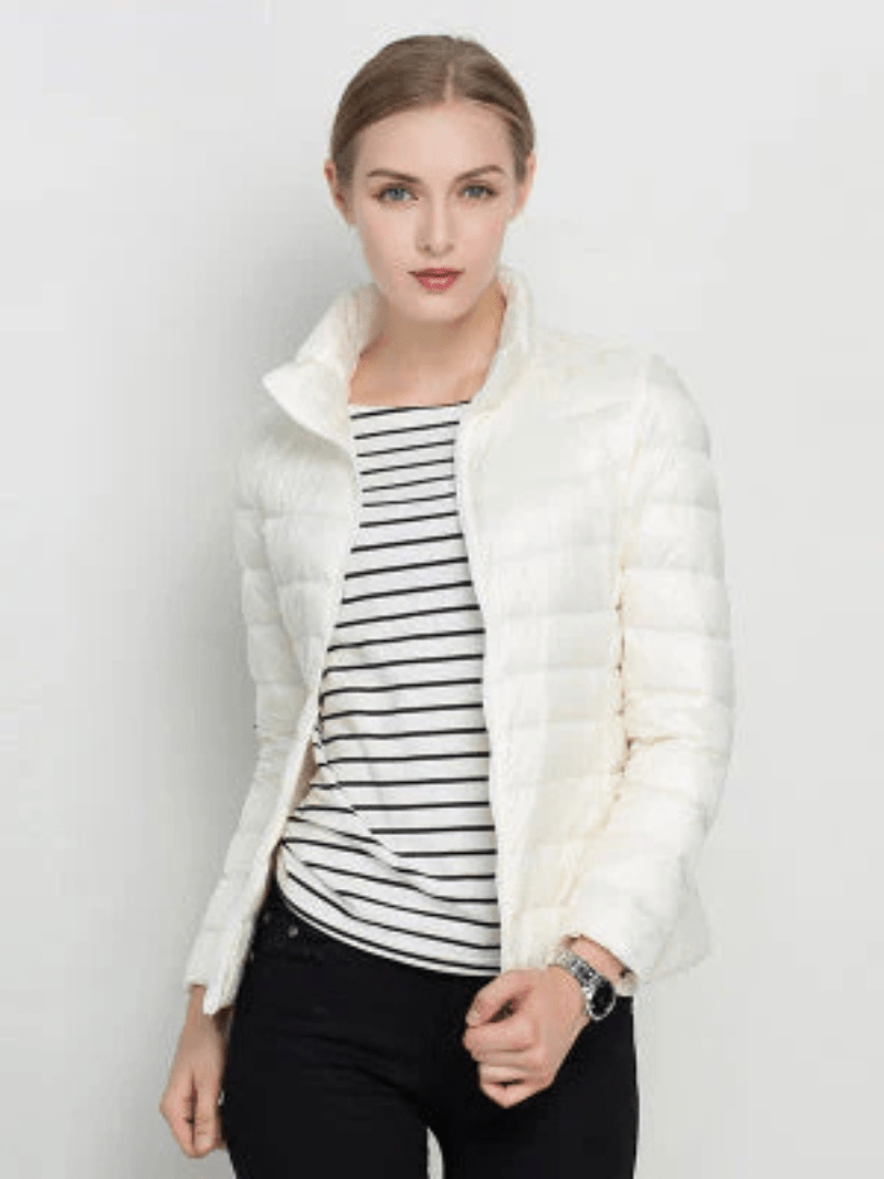 Veste hiver féminine cintrée et chaude
