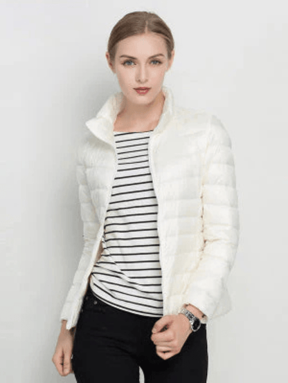 Veste hiver féminine cintrée et chaude