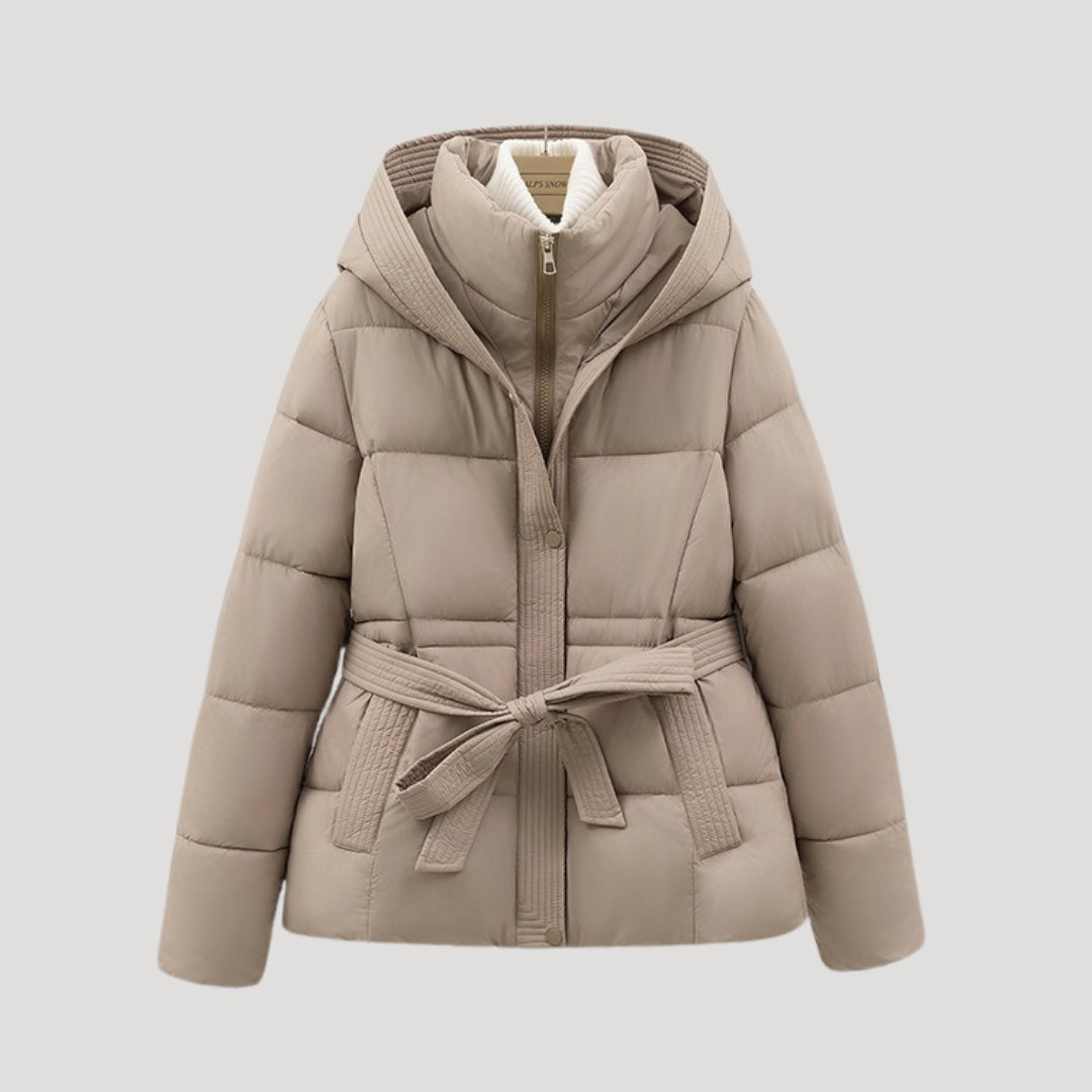 Blouson femme matelassé à capuche chaud hiver