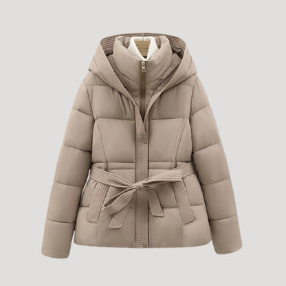 Blouson femme matelassé à capuche chaud hiver