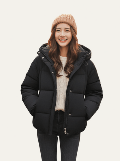VogeLuxe | Doudoune courte oversize pour femme 0