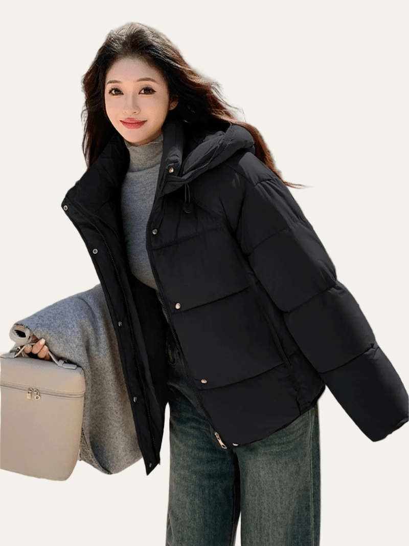 VogeLuxe | Doudoune courte oversize pour femme 1
