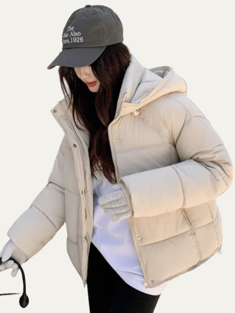 VogeLuxe | Doudoune courte oversize pour femme 2