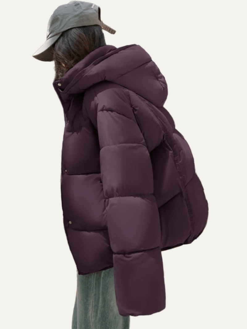 VogeLuxe | Doudoune courte oversize pour femme 4