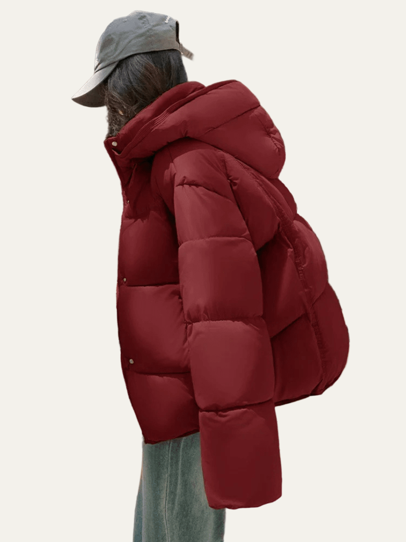 VogeLuxe | Doudoune courte oversize pour femme 6