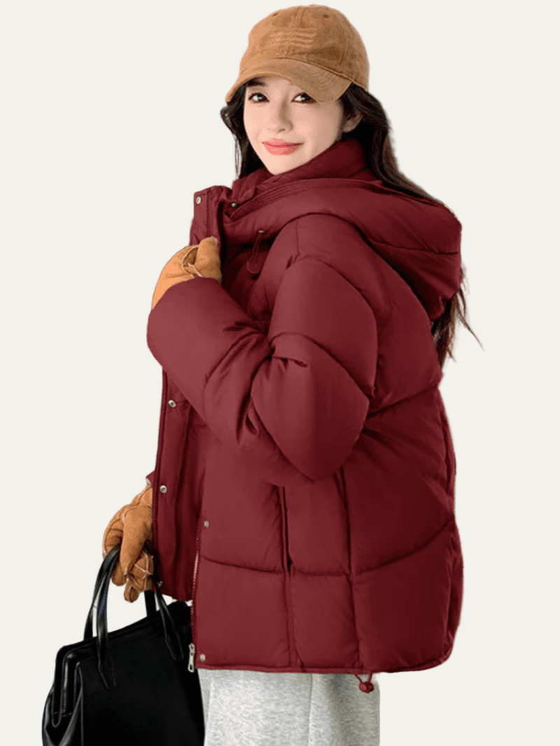 VogeLuxe | Doudoune courte oversize pour femme 8