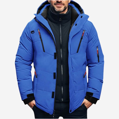 VogeLuxe | Doudoune d'hiver chaude à capuche pour homme 0