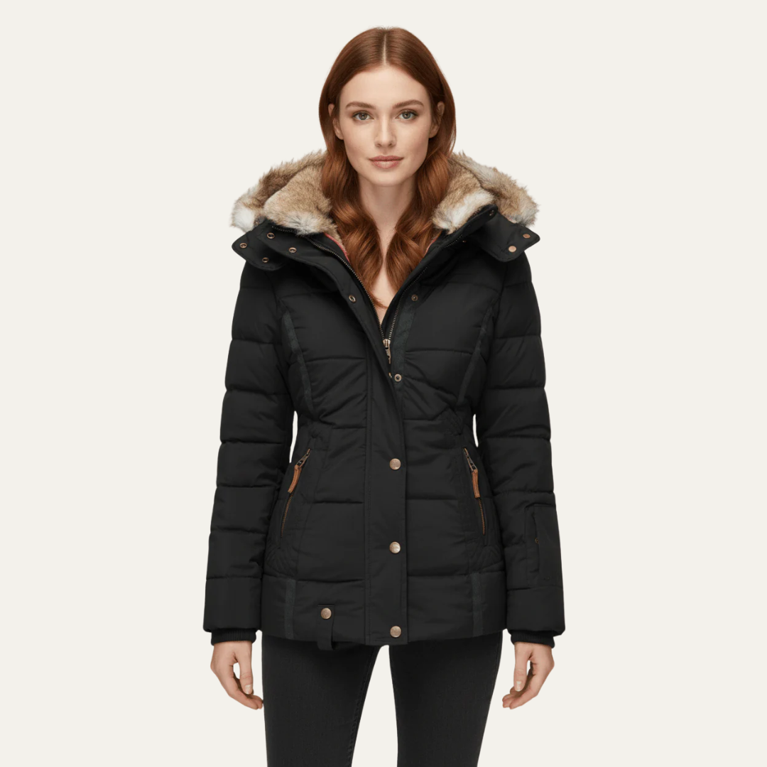 Manteau femme en faux fur épais et chaud hivernal - PanierRoyale