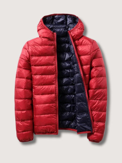Veste légère à capuche femme hiver