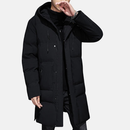 VogeLuxe | Doudoune longue matelassée pour homme 2
