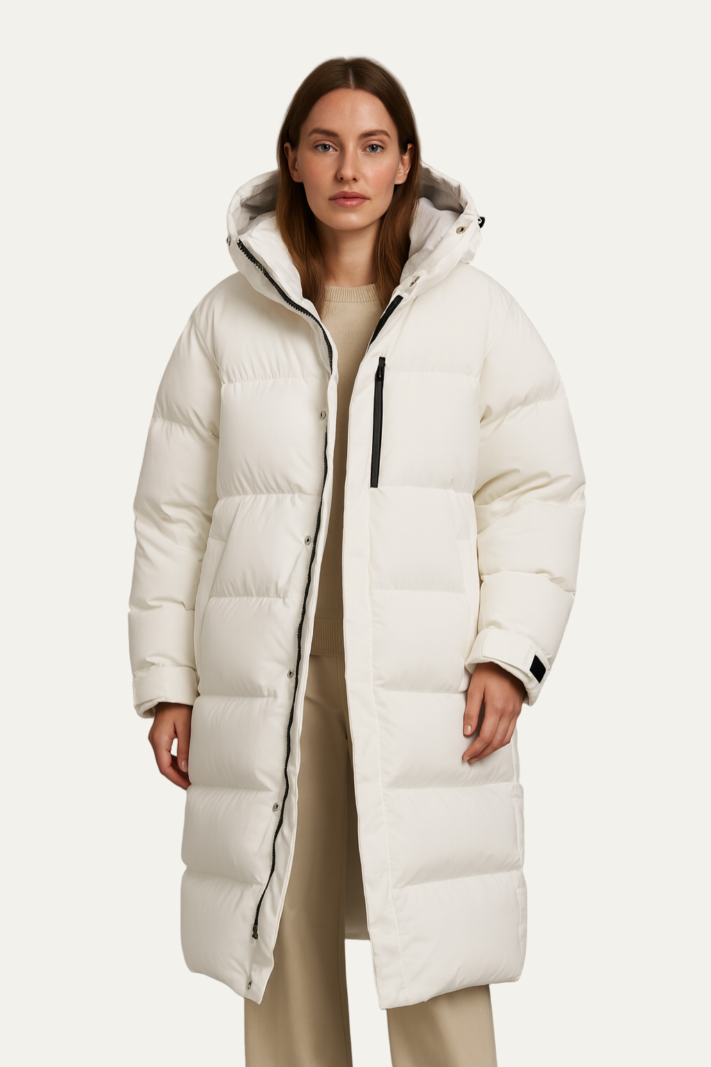 Doudoune femme longue et matelassée Oversize