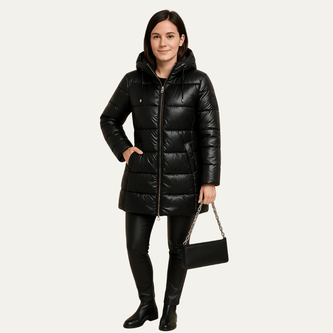 Parka femme hivernale matelassée à capuche