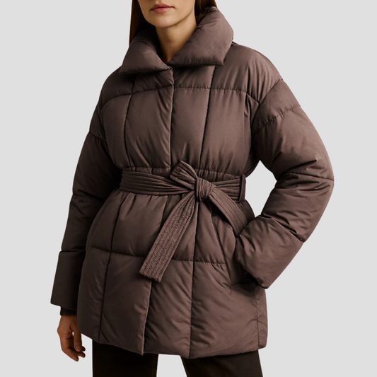 Doudoune femme matelassée taille haute - PanierRoyale