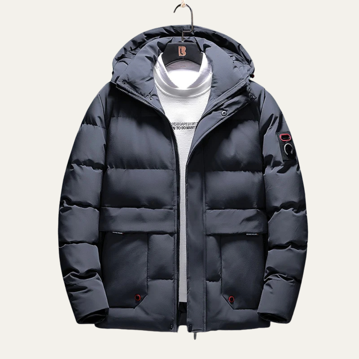 Doudoune Homme Mi-Longue Imperméable et Chaude