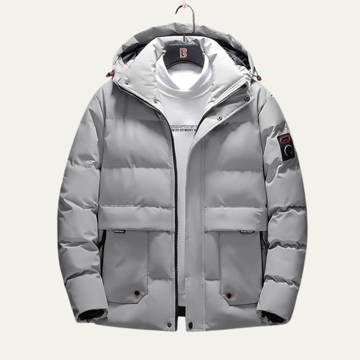 Doudoune Homme Mi-Longue Imperméable et Chaude