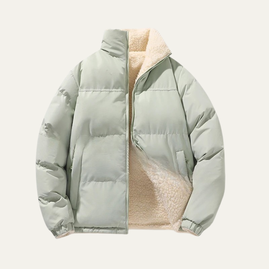 VogeLuxe | Doudoune réversible en sherpa pour homme 0