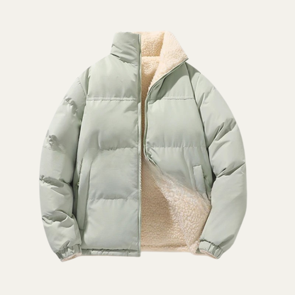 Doudoune Homme Réversible Sherpa Doux et Chaud - PanierRoyale
