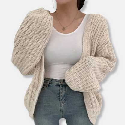 VogeLuxe | Gilet à manches bouffantes épaisses pour femme 1