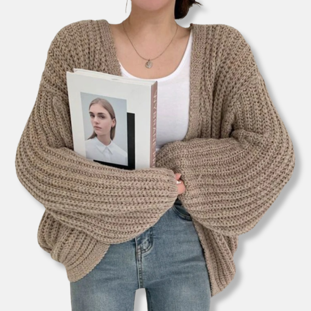 VogeLuxe | Gilet à manches bouffantes épaisses pour femme 3