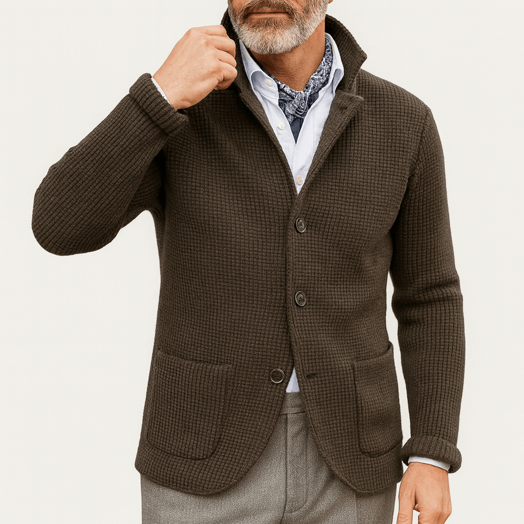 Cardigan Homme Épais et Confortable en Maille Douce - PanierRoyale