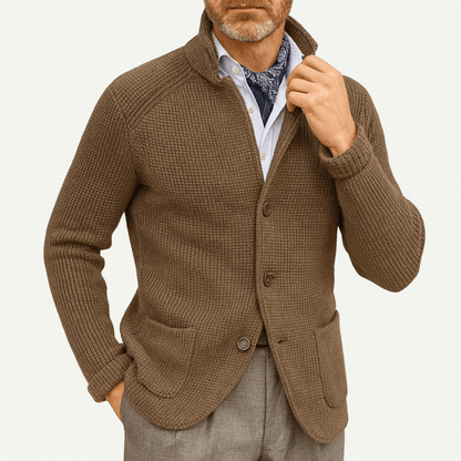 Cardigan Homme Épais et Confortable en Maille Douce