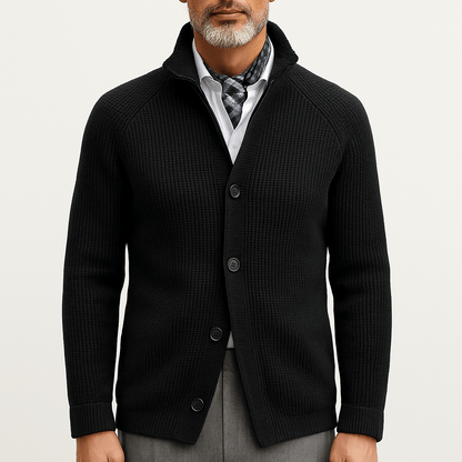 Cardigan Homme Épais et Confortable en Maille Douce