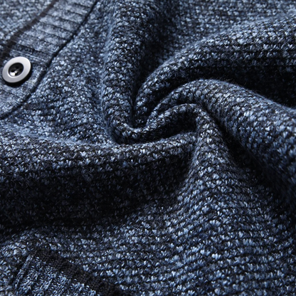 VogeLuxe | Gilet boutonné en maille raffinée pour homme 3