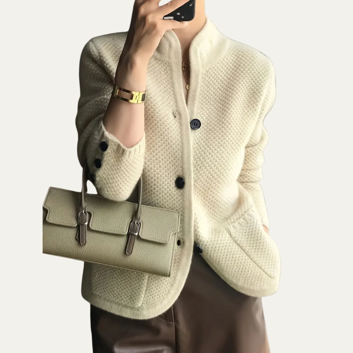 Gilet Femme Boutonné Élégant et Confortable - PanierRoyale