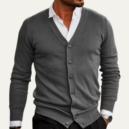 VogeLuxe | Gilet cardigan boutonné pour homme 3