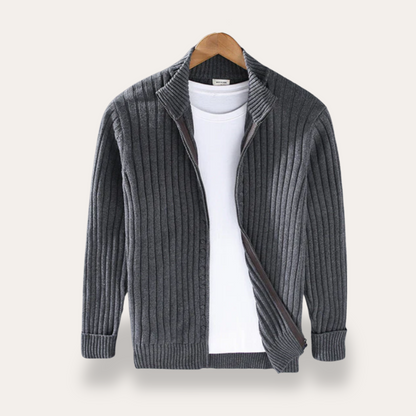 Gilet en maille côtelée pour homme décontracté et confortable - PanierRoyale