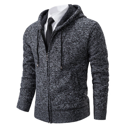 VogeLuxe | Gilet cardigan zippé texturé pour homme 0