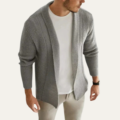 Gilet homme côtelé épais et chaud pour hiver