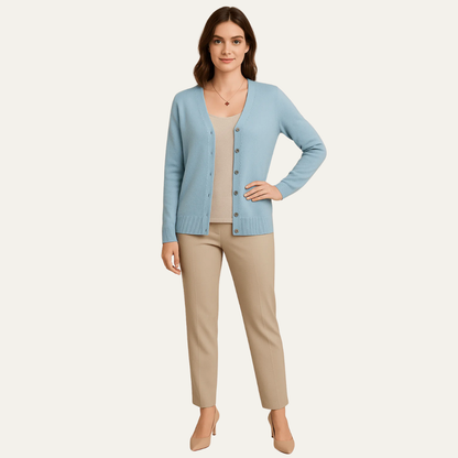 VogeLuxe | Gilet classique boutonné pour femme 0